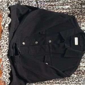 Balenciaga Strass logo Denim Jacker